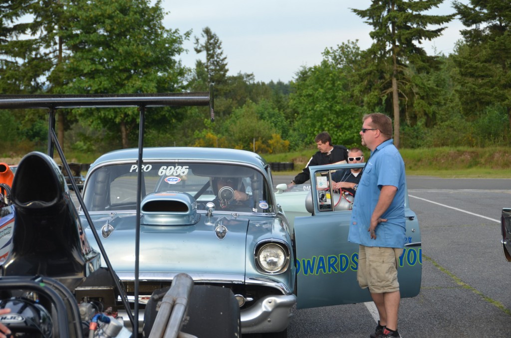 Strapping in - Pacific Raceways June 5th 2013 Click to enlarge image