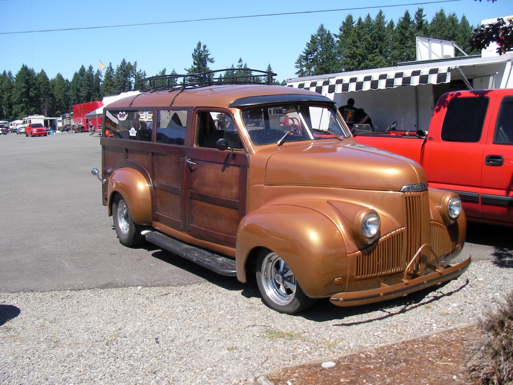 Rare Studebaker Woody at Bracketstars Car show