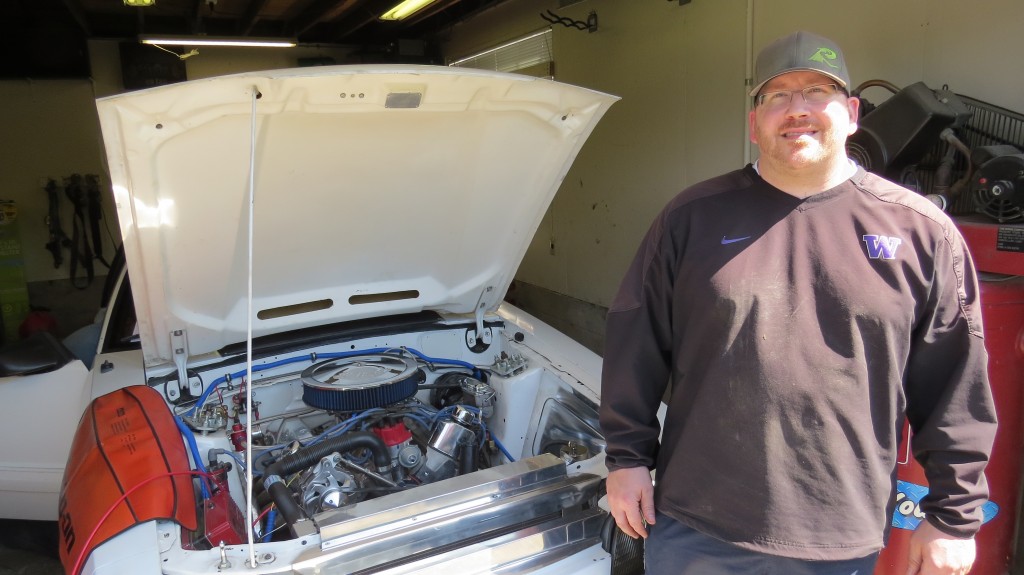 Paul's one proud Mustang owner!