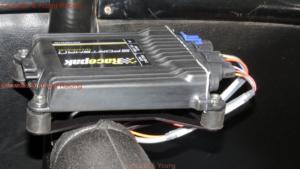 Racepak Sportsman installed in '57 for new Ram clutch
