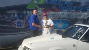 Paul wins Wally in Pro Bracket at Division 6 Race at PR on 8-18-2019