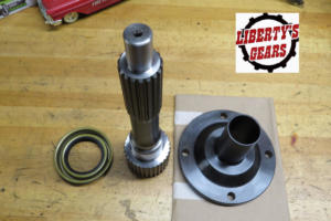 New 6.5" input shaft with Mopar 18-splines from Liberty's Gears for our face-plated Doug-Nash 5-speed