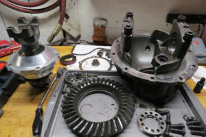 Paul's Moser 9" Ford waiting for 31-spline spool. 4.11 gearing