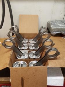 Scat crank, rods & pistons for 436