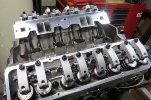 Jesel shaft rockers installed with Smith Bros. .116 wall pushrods