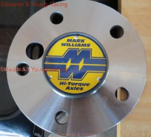 New Mark Williams 35-spline axle for our '57 - 5/8" wheel studs