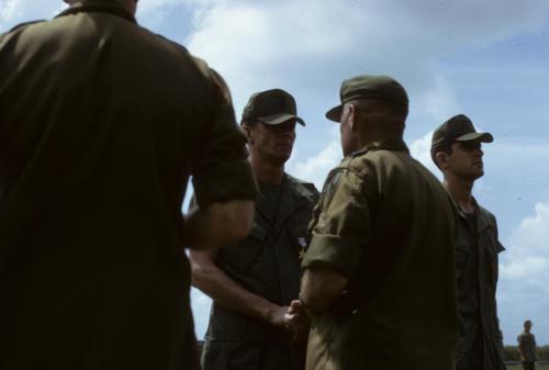 A&D ceremony Cpt Reynolds Silver Star 