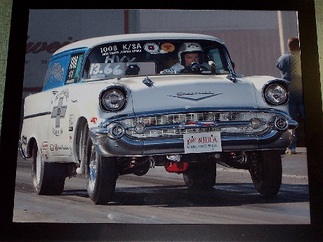 Al Andrews' '57 Sedan Delivery in K/SA trim