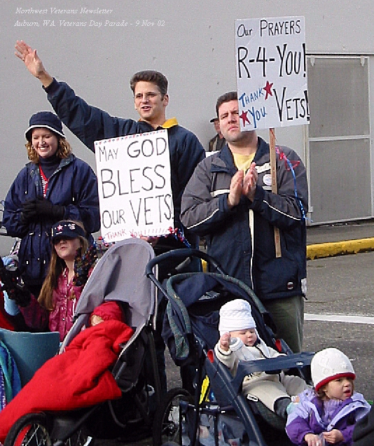 From Auburn Parade to all veterans, 9 Nov 02