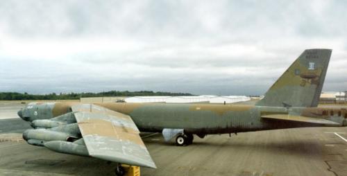 B-52 at Paine Field prior to restoration