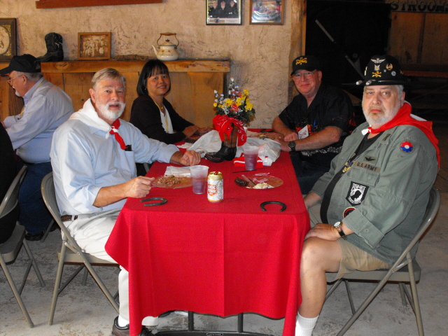 CHOW TIME AT ENCHANTED SPRINGS RANCH
