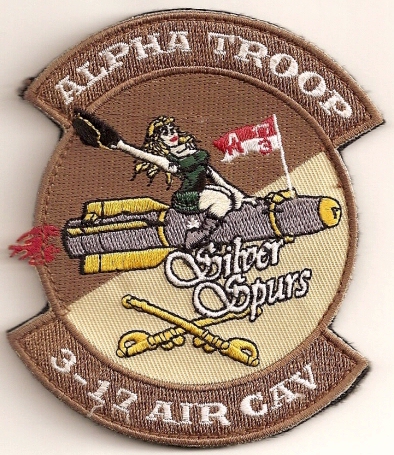 Silver Spur Iraq Patch