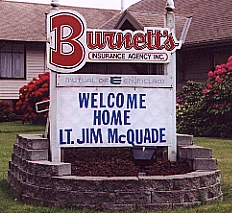 Welcome Home Lt. Jim McQuade