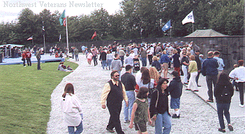 Visitors at the Wall