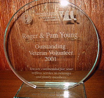 Outstanding Veteran Volunteer, 2001